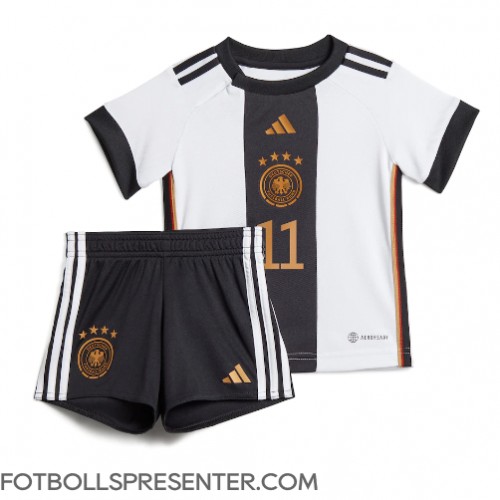 Tyskland Mario Gotze #11 Hemmatröja Barn VM 2022 Kortärmad (+ korta byxor)